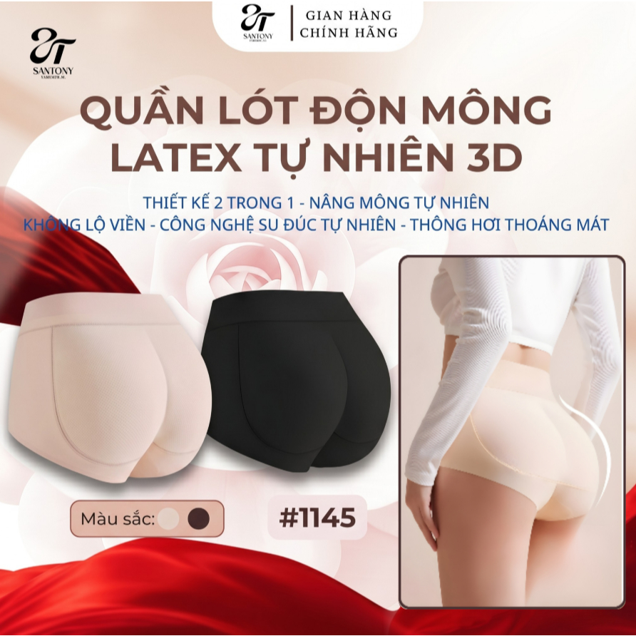 Quần Độn Mông Tự Nhiên 3D Không Lộ Viền - Ôm Gọn Mặc Êm Mềm Mại Thoải Mái Độ Dày 0.8 / 1.6 / 2.5cm -