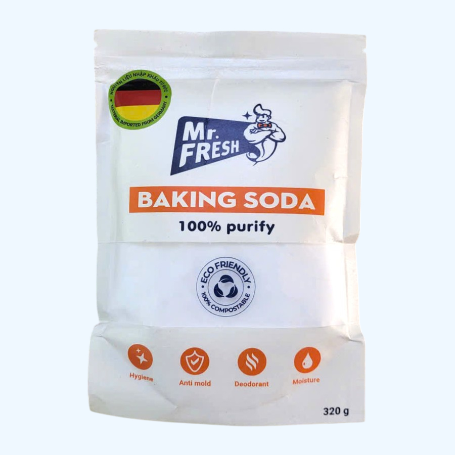 MR FRESH -- gói 320gr -- MUỐI NỞ Baking Soda Sodium Bicarbonate