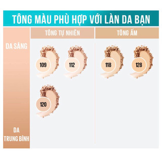 Phấn nền kiềm dầu siêu mịn SPF28 Maybeline