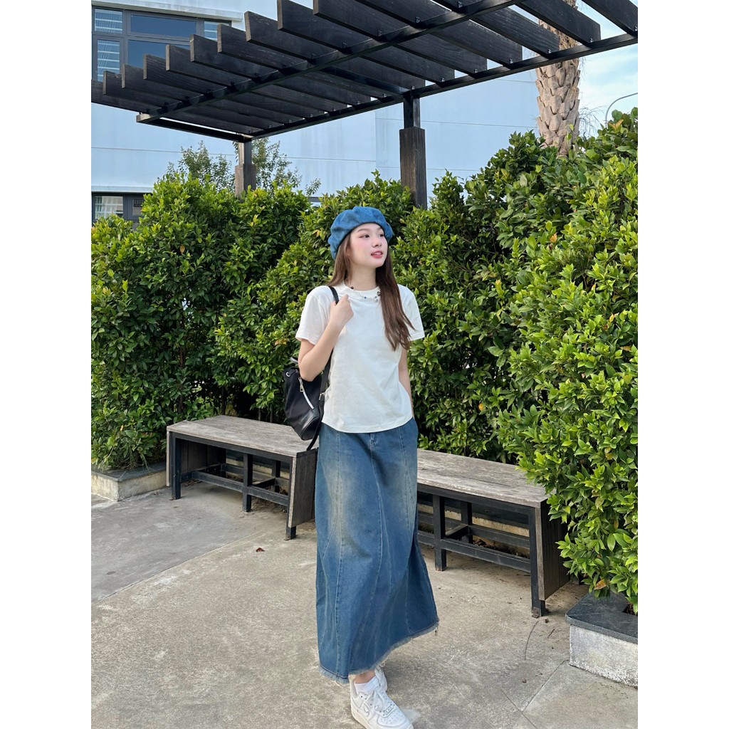 Áo trơn vải premium cotton nhiều màu form fit tay ngắn co dãn 2 chiều | BigBuy360 - bigbuy360.vn