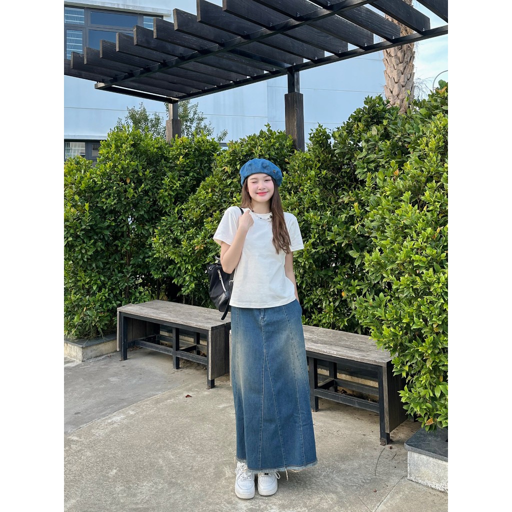 Áo trơn vải premium cotton nhiều màu form fit tay ngắn co dãn 2 chiều | BigBuy360 - bigbuy360.vn