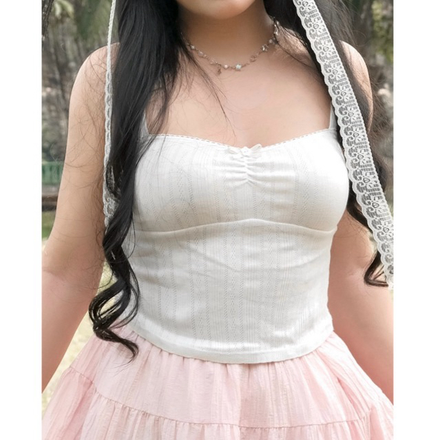 Ellie top áo cami dây shoujo - Little Mellow