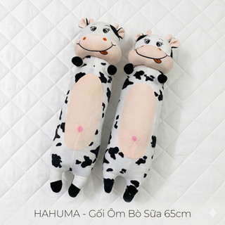 Gối Ôm Gấu Bông Con Bò Sữa 65cm Cho Bé Yêu