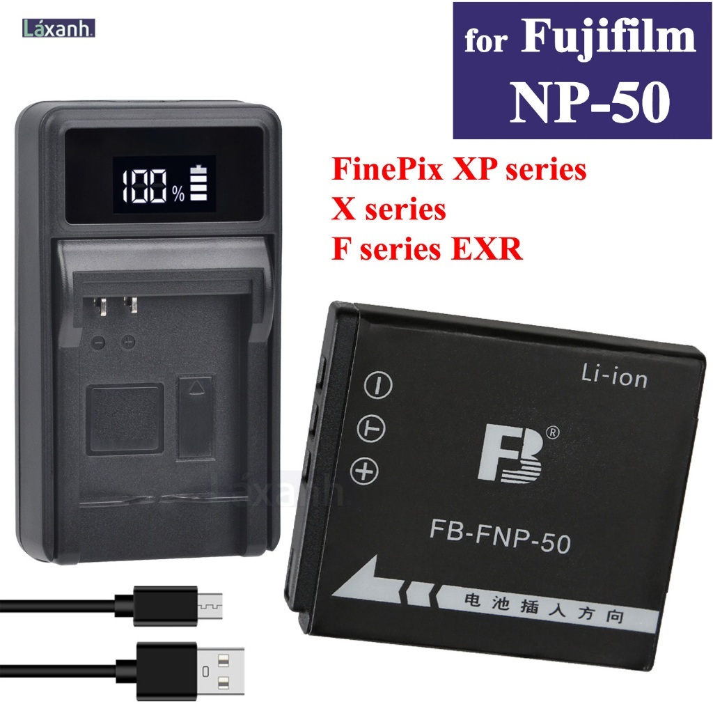 Fujifilm NP-50 | Pin máy ảnh FB Fujifilm NP50 NP-50 FNP-50 FinePix XF1 XP200 XP100 F900 F800 F700 F6