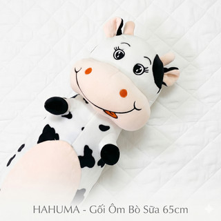 Gối Ôm Gấu Bông Con Bò Sữa 65cm Cho Bé Yêu