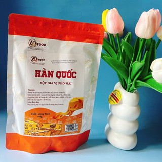 500g bột phô mai hàn quốc màu hồng cam, vị béo mặn, thơm nhẹ/ 200g
