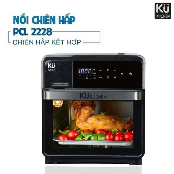 Nồi chiên không dầu kết hợp hấp KUCHEN PCL2228