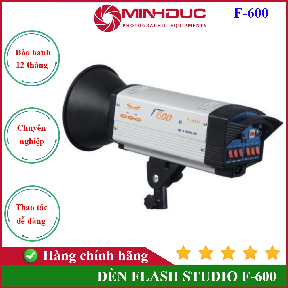 Đèn Flash Studio F600 Công suất 600W - MINH ĐỨC CAMERA