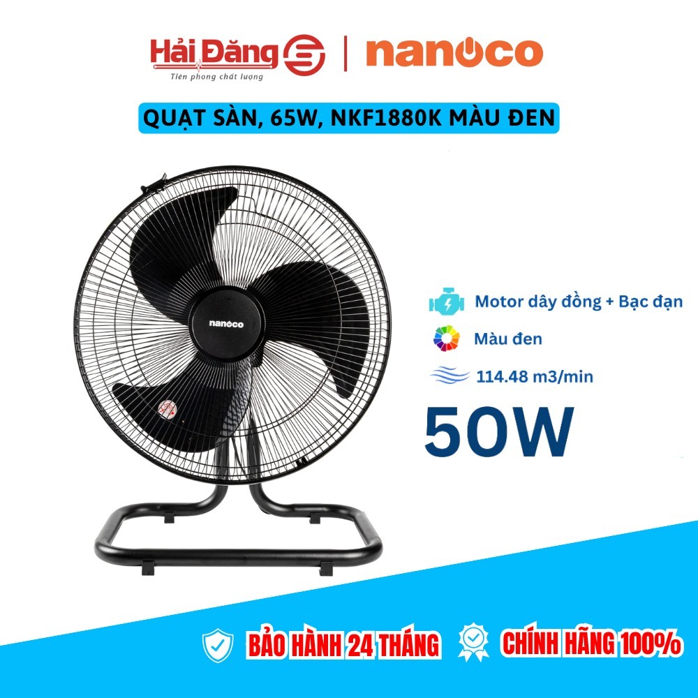 Quạt sàn, 65W, NKF1880K màu Đen
