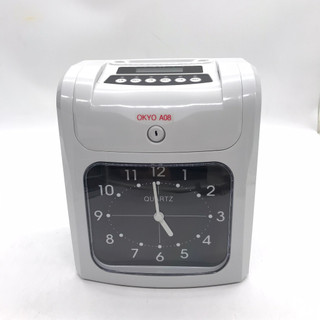 Máy chấm công Thẻ Giấy Okyo A08/ Đồng hồ kim - N08/ Đồng hồ điện tử