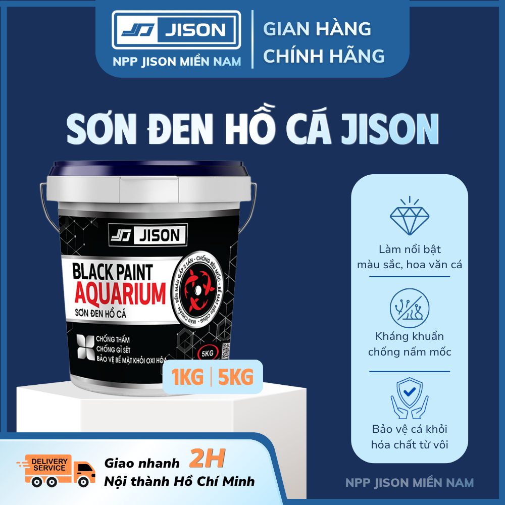 SƠN ĐEN HỒ CÁ JISON