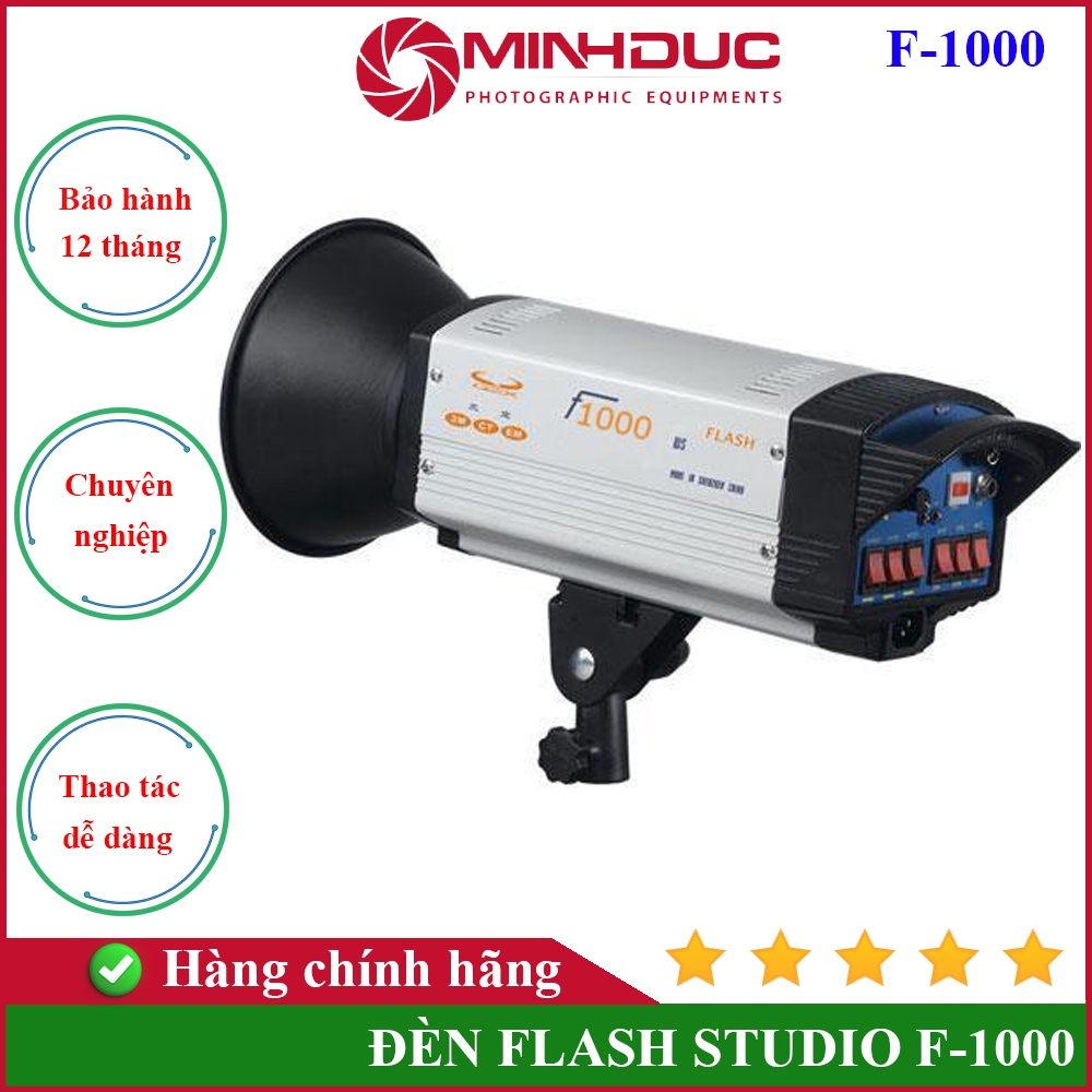 Đèn Flash Studio F1000 Công suất 1000W - MINH ĐỨC CAMERA