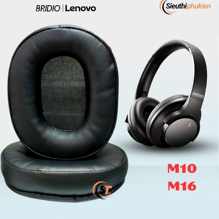 1 Đôi đệm ốp tai nghe Lenovo Bridio M16 / M10 Pro 07595 , mút tai nghe không dây Lenovo
