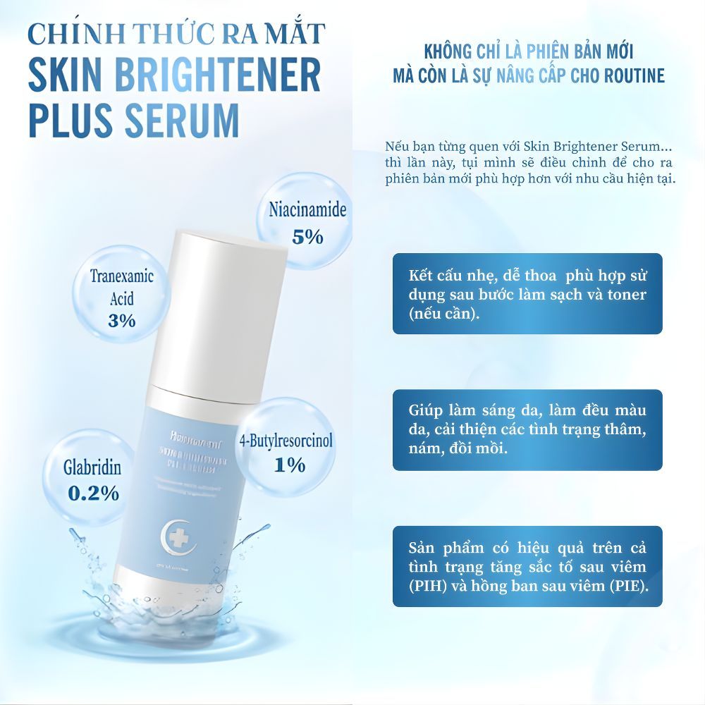 Ảnh 12 của Serum Pharmaform Skin Brightener cải thiện vết thâm nám, thâm sau mụn,  làm sáng và đều màu da.