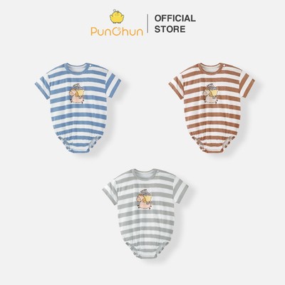 [PUNCHUN 0-12M] Bodychip cộc Punchun Cup cho bé trai