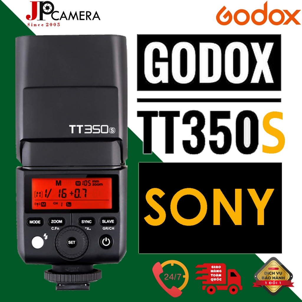 Flash Godox TT350S for Sony - Hàng chính hãng