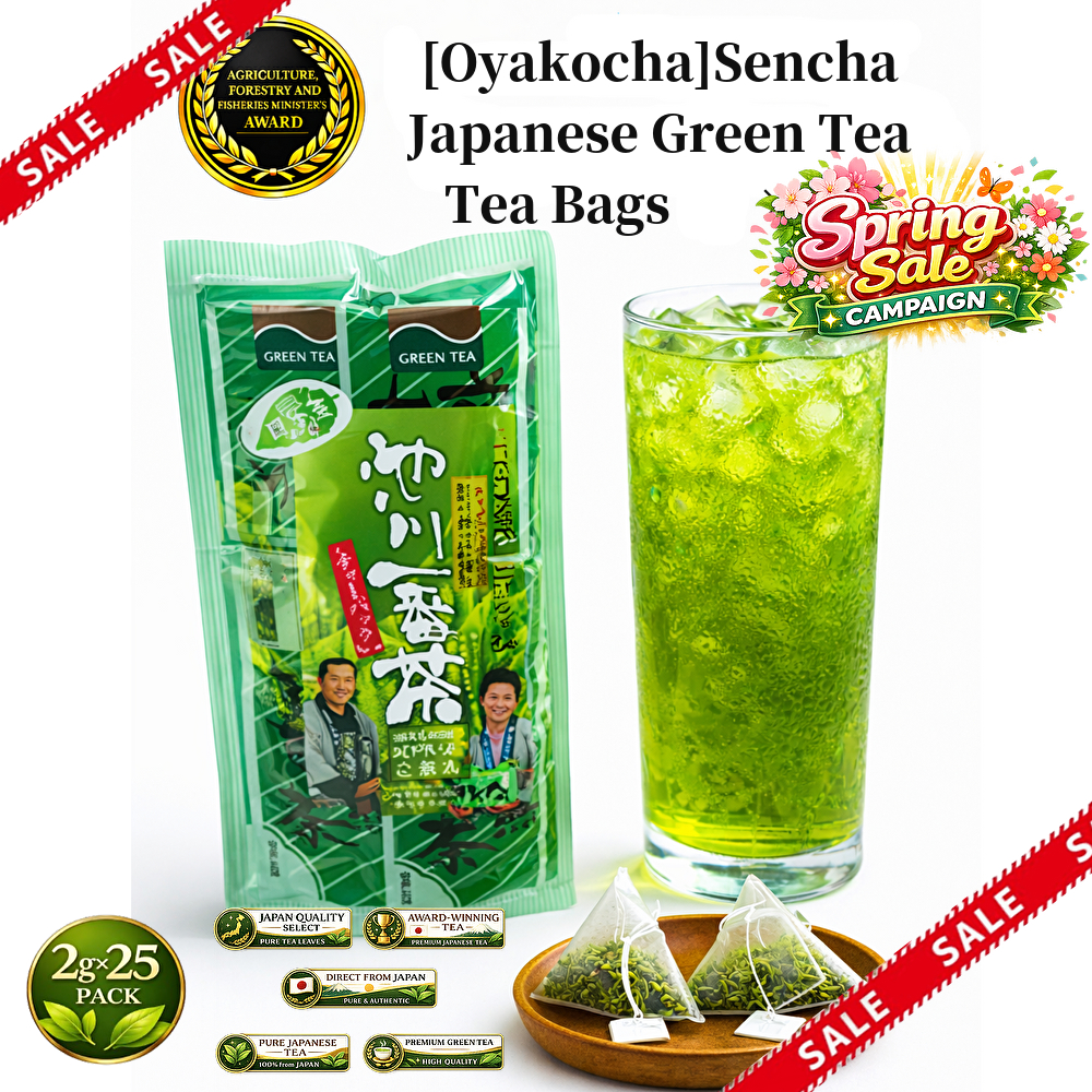 ⭐Special Price / Sencha Tea Bags Nhật Bản – Trà Xanh Dễ Uống (Oyako Blend)
