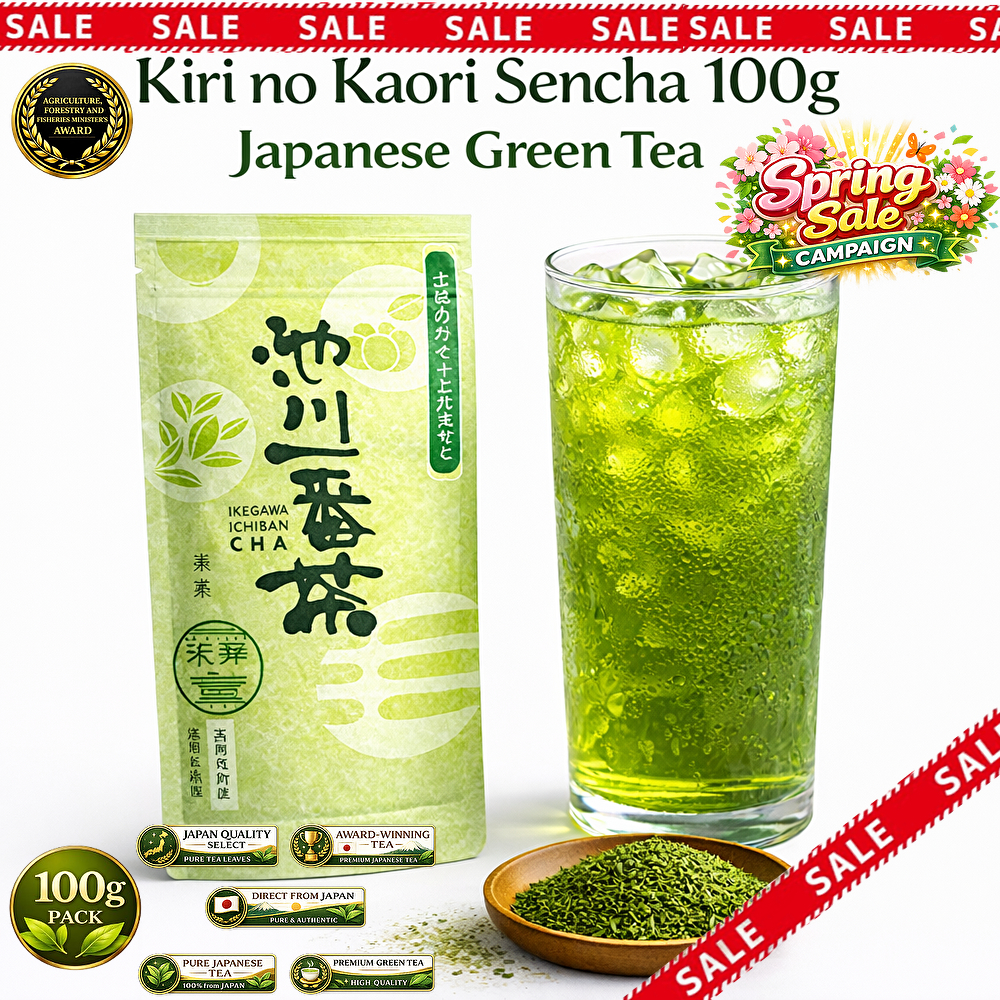 ⭐Special Price / Kiri no Kaori Sencha Nhật Bản – Trà Xanh Thanh Nhẹ Dễ Uống Cao Cấp