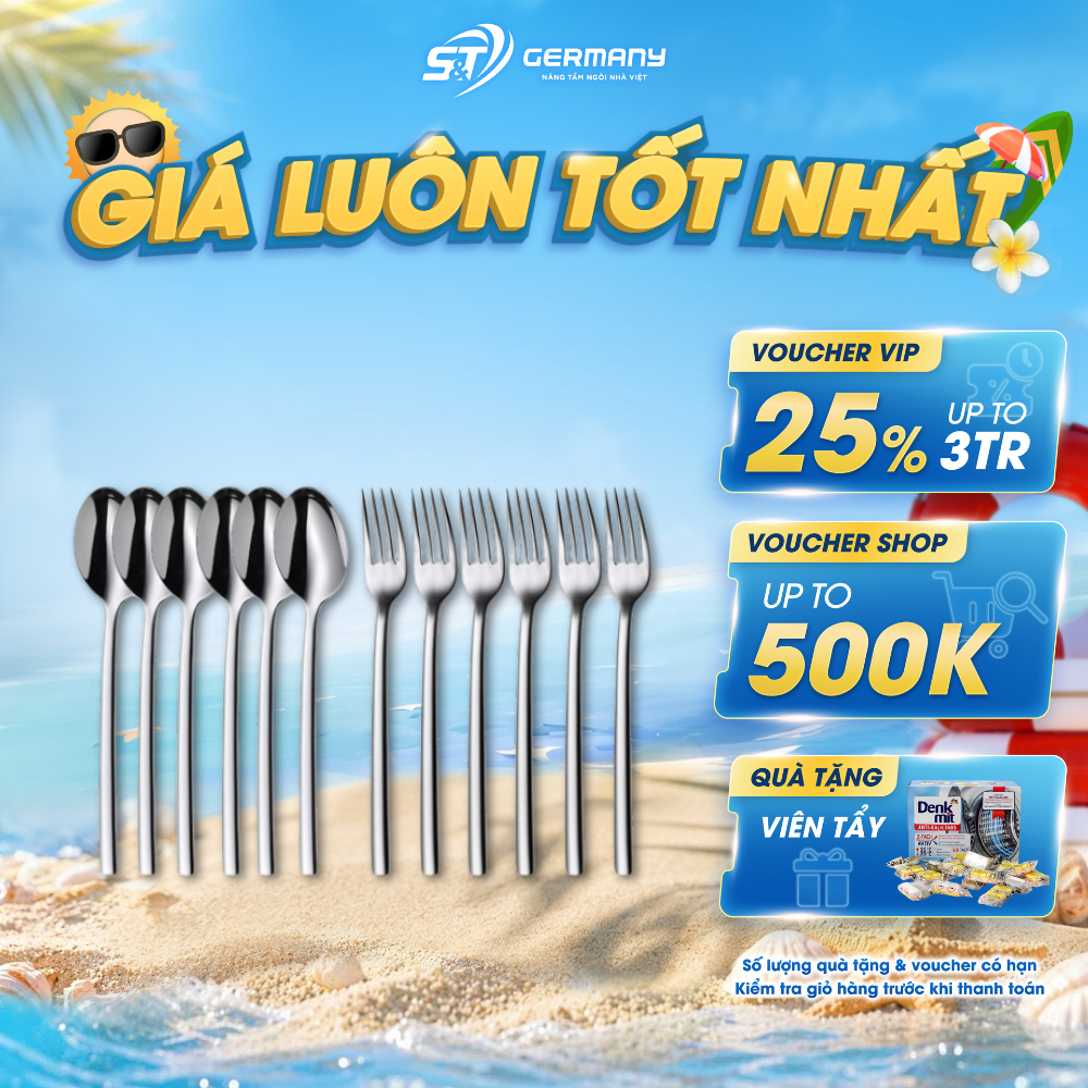 Bộ thìa dĩa WMF miami cutlery 12 món cao cấp GermanySnT 110070