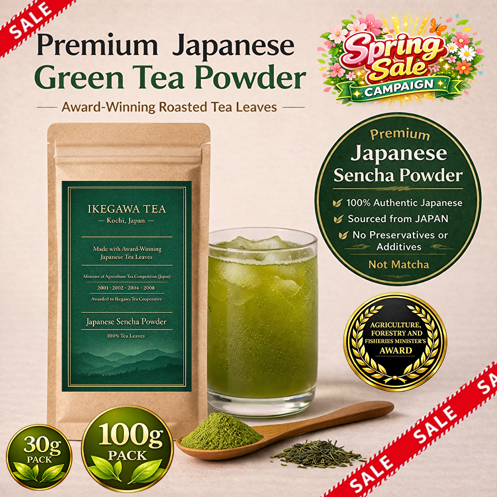 ⭐Special Price / Sencha Powder / Trà Xanh Nhật Bản – Dễ Uống, Thanh Nhẹ, Uống Hàng Ngày
