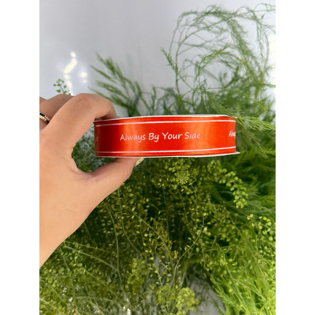 ruy băng cam đỏ always by your side