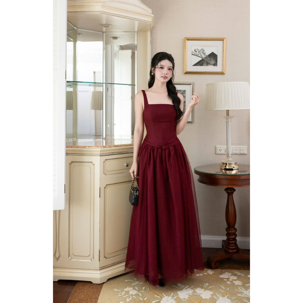 TIELA Đầm váy trơn dáng dài - Nancy Dress | BigBuy360 - bigbuy360.vn