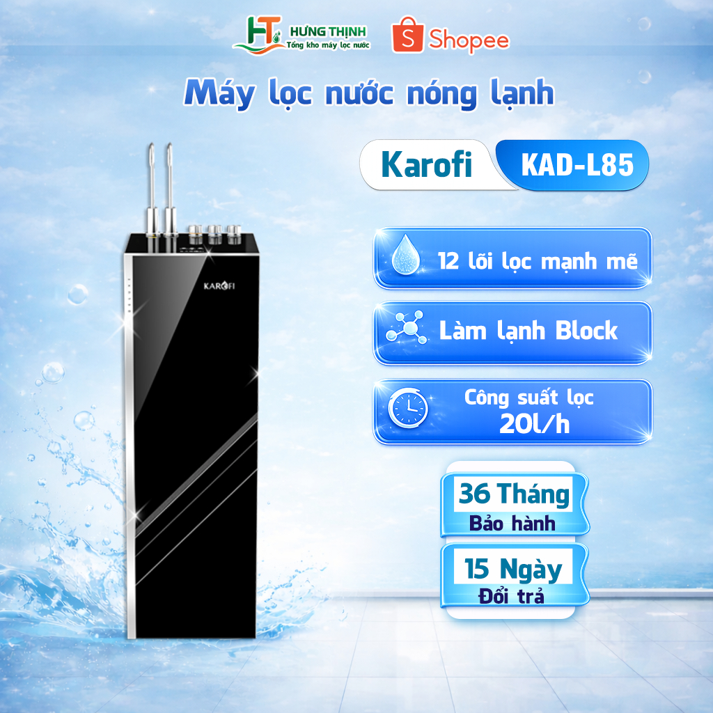 Máy lọc nước nóng lạnh Karofi KAD-L85- CHÍNH HÃNG kAROFI_ Hưng Thịnh