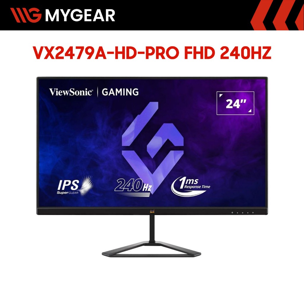 Màn hình Gaming ViewSonic VX2479A-HD-PRO 24 inch FHD 240Hz 1ms IPS