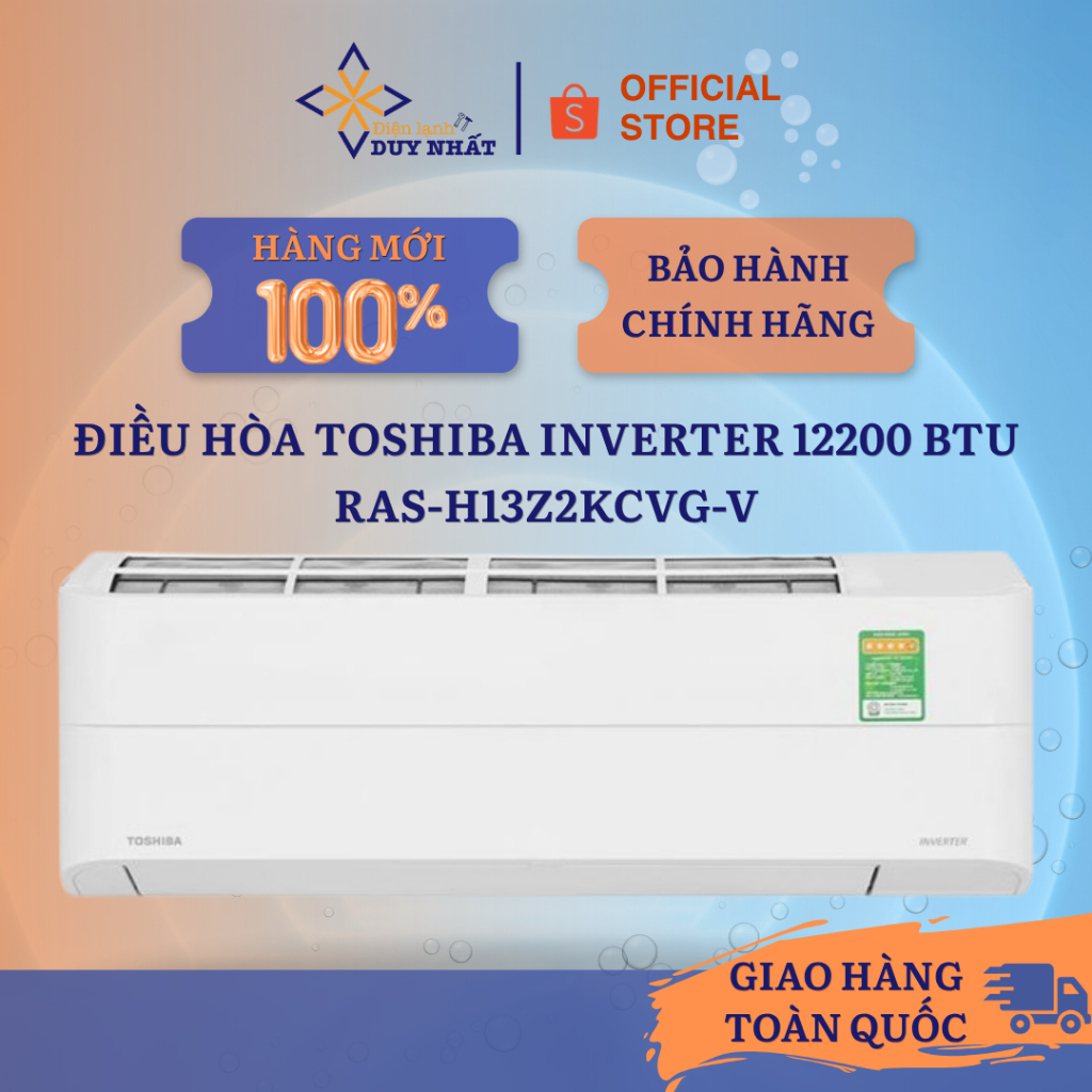 Điều hòa Toshiba Inverter 12200 BTU 1.5HP RAS-H13Z2KCVG-V