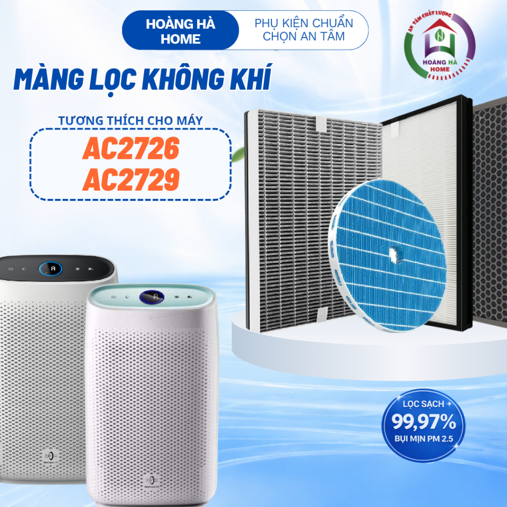 Màng lọc không khí tương thích cho máy AC2729 AC2726 - Màng lọc không khí FY1410/FY1413