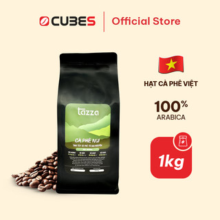 Cà phê hạt Tazza Núi 1kg - 100% Arabica - Rang vừa - Cà phê từ cao nguyên Việt Nam