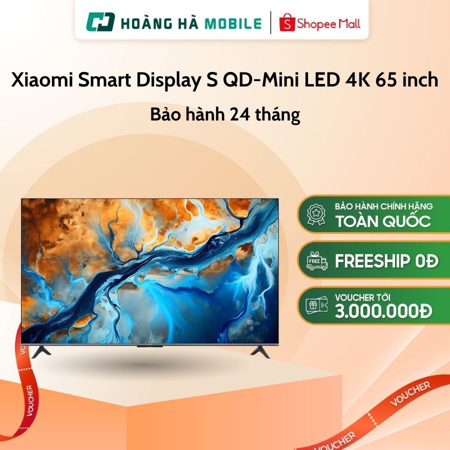(Xả kho hàng trưng bày) Xiaomi Smart Display S QD-Mini LED 4K 65 inch L65MA-SPLEA - Chính hãng