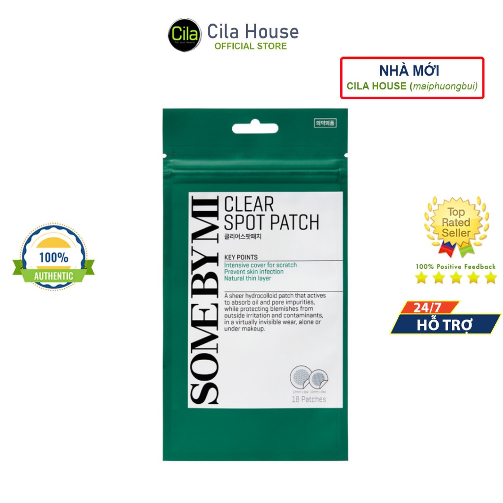Miếng Dán Mụn Some By Mi Clear Spot Patch - Cila House
