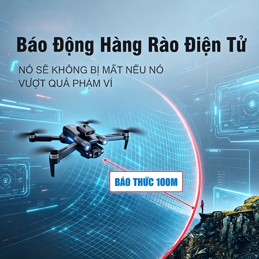 Flycam E88 S1S Chính Hãng – Camera Kép 4K Chống Rung, Động Cơ Brushless Bền Bỉ, Cảm Biến Tránh Vật Cản | BigBuy360 - bigbuy360.vn