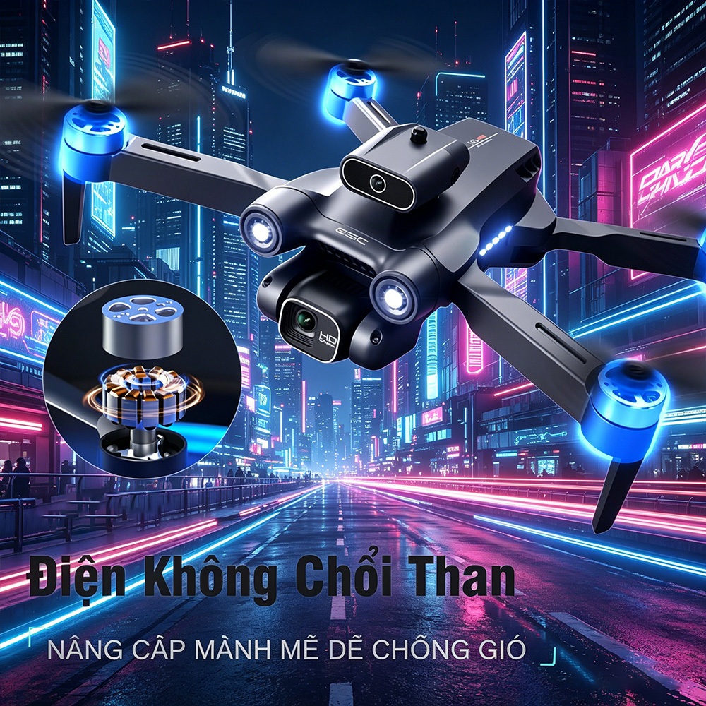 Flycam E88 S1S Chính Hãng – Camera Kép 4K Chống Rung, Động Cơ Brushless Bền Bỉ, Cảm Biến Tránh Vật Cản | BigBuy360 - bigbuy360.vn