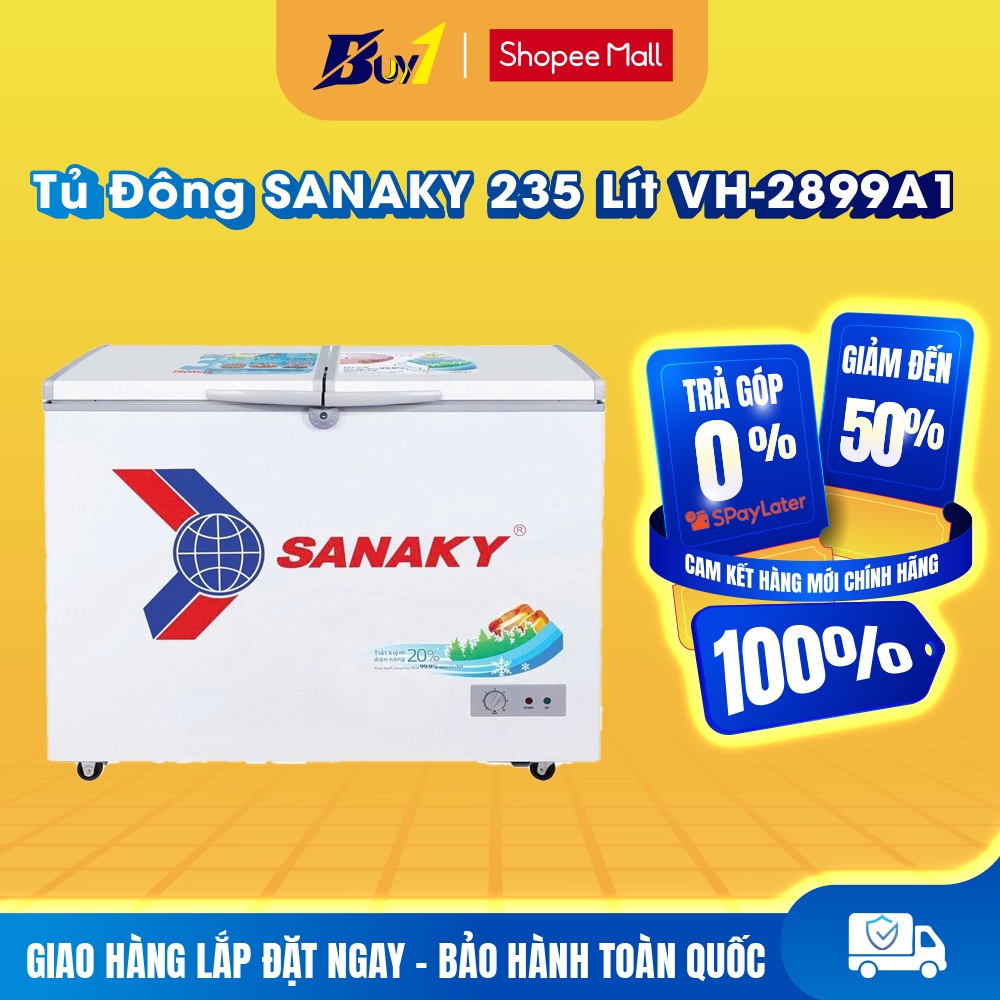 VH-2899A1 - Tủ Đông SANAKY 235 Lít VH-2899A1 - Bảo Hành Chính Hãng