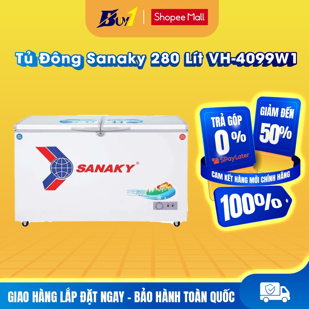 VH-4099W1 - Tủ Đông Sanaky 280 Lít VH-4099W1 - Hàng chính hãng