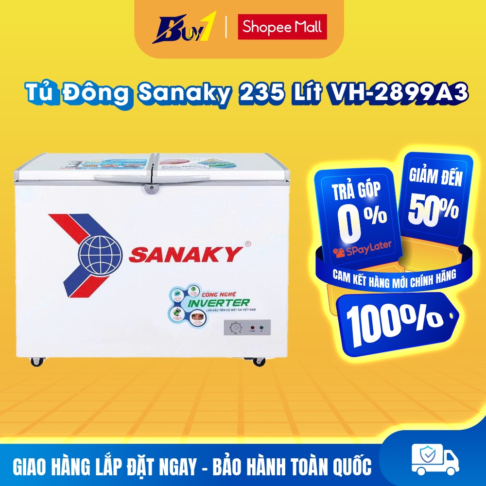 VH-2899A3 - Tủ Đông Sanaky 235 Lít VH-2899A3 - Hàng Chính Hãng