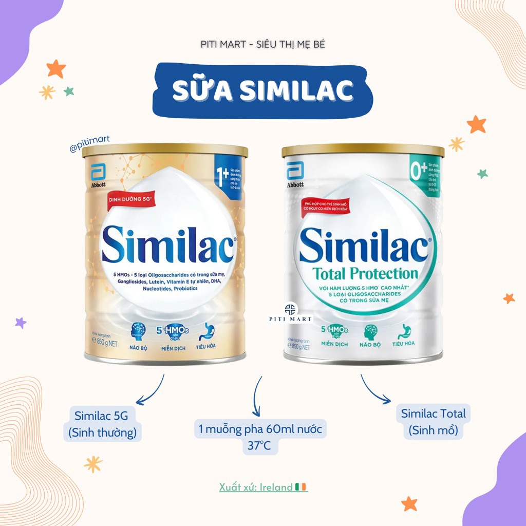 Sữa Similac 5G, Similac Total Nhập Khẩu Chính Hãng