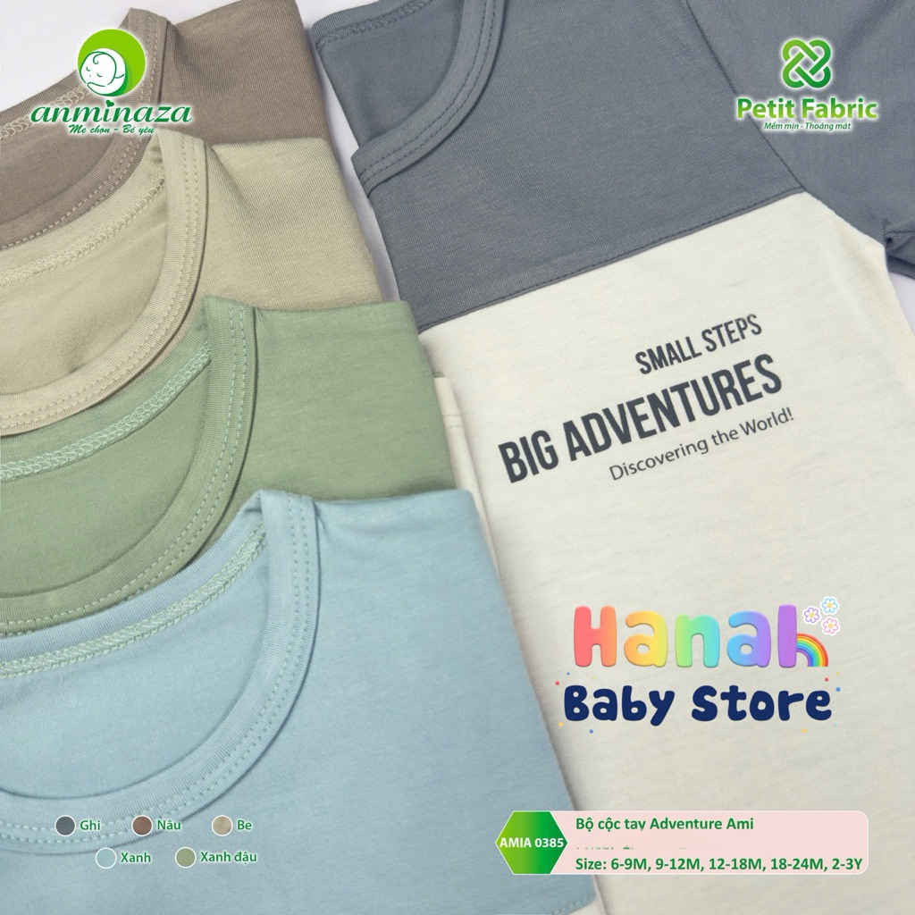 Bộ cộc tay Adventures Anminaza