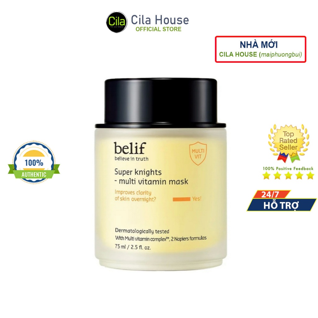 Mặt Nạ Ngủ Belif Multi Vitamin Mask Cấp ẩm, Sáng da - Cila House