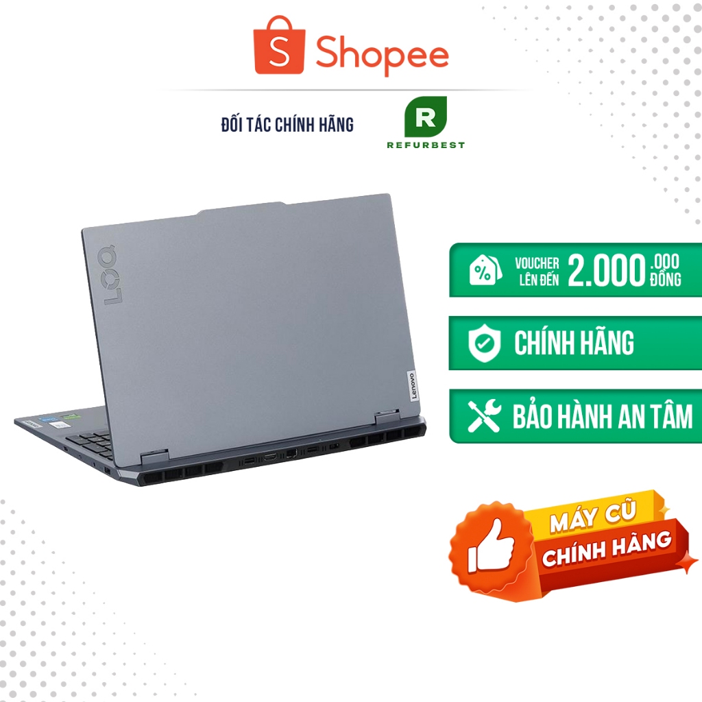 [Máy cũ] - [Trả bảo hành] Lenovo LOQ 15IRX9 i5 13450HX/16GB/512GB/6GB RTX3050/(83DV003CVN)/Xám