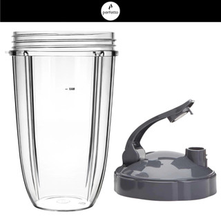 Combo Cối xay 500ml/700ml và nắp đậy có vòi cho máy xay sinh tố cá nhân Nutribullet