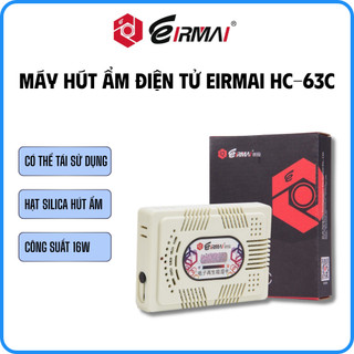 Máy Hút Ẩm Điện Tử Eirmai HC-63C - Cục Hút Ẩm Máy Ảnh, Hạt Hút Ẩm Silica Có Thể Tái Sử Dụng - Bảo Hành 12 Tháng