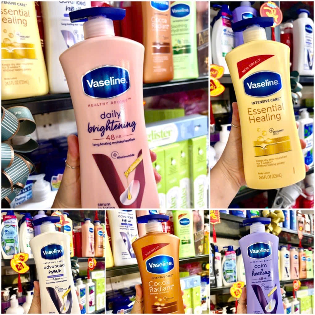 SỮA DƯỠNG THỂ LÀM TRẮNG DA MỸ USA VASELINE HEALTHY BRIGHT DAILY 725ML