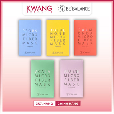 Hộp 10 miếng Mặt Nạ BE'BALANCE Cấp Ẩm Làm Dịu Sáng Da 30g Hàn Quốc Chính Hãng