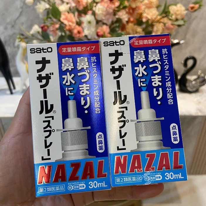 Xịt mũi Nazal Sato Nhật Bản 30ml