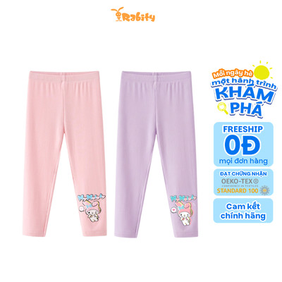   Quần legging dài bé gái Rabity 943.006