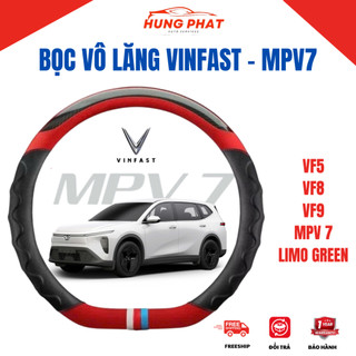 [QUÀ TẶNG] Bọc Vô Lăng DCUT Cho Xe Ô Tô Vinfast MPV7,VF5,8,9,LIMO GREEN- Kiểu Dáng Thể Thao Phù Hợp Xe 4-7 Chỗ-HP Auto