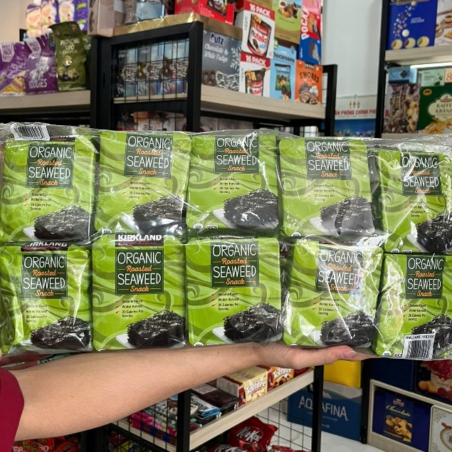 Combo 10 gói RONG BIỂN KHÔ ORGANIC KIRLAND - MỸ